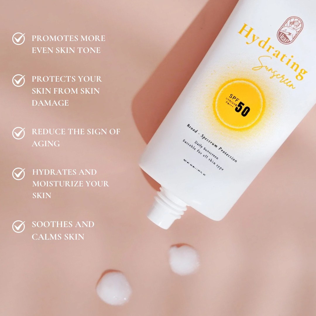 Hydrating Sunscreen SPF50 PA+++ 50g