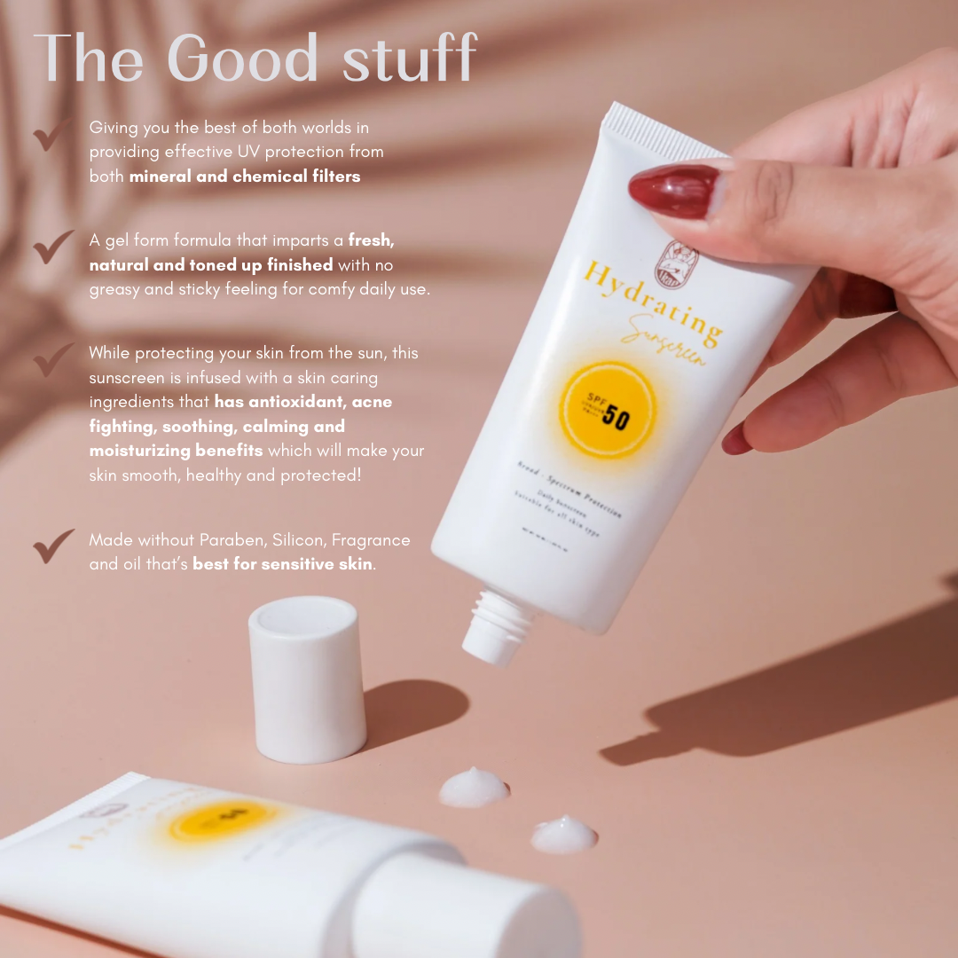 Hydrating Sunscreen SPF50 PA+++ 50g