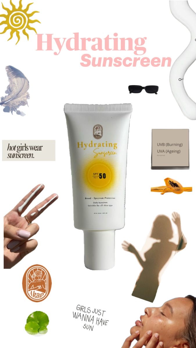 Akap Hydrating Sunscreen SPF50 PA+++ 50G